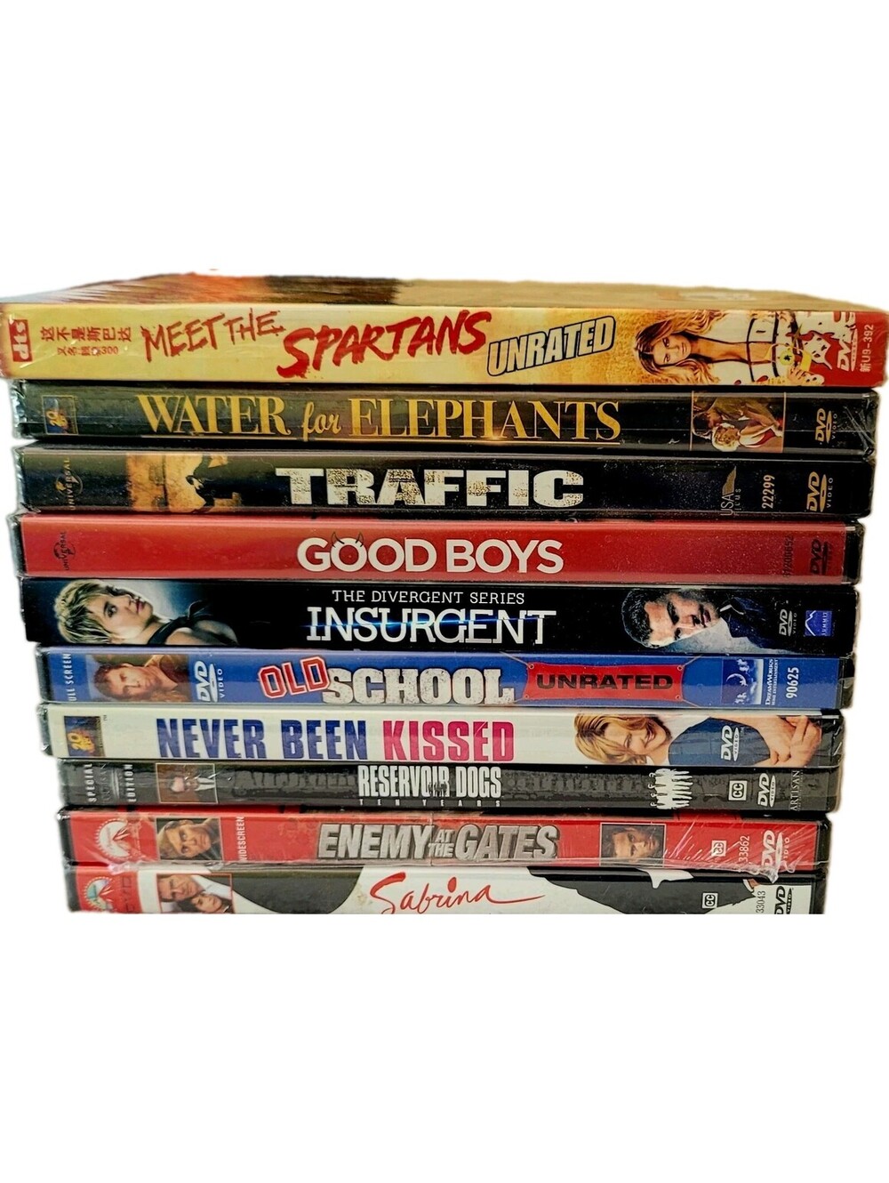 Lot Of 10 Sealed Assorted DVD Movies Action Drama Horror Films New Factory Seale